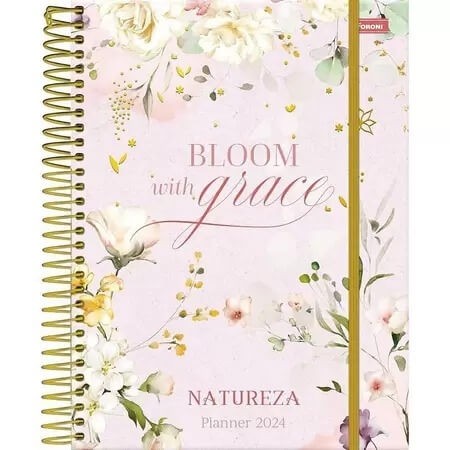Agenda 2024 Planner Natureza 80 Folhas Foroni 1 UN