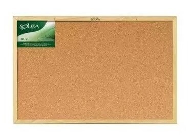 Quadro de Cortiça Standard 90x60 Cm com Moldura de Madeira Souza