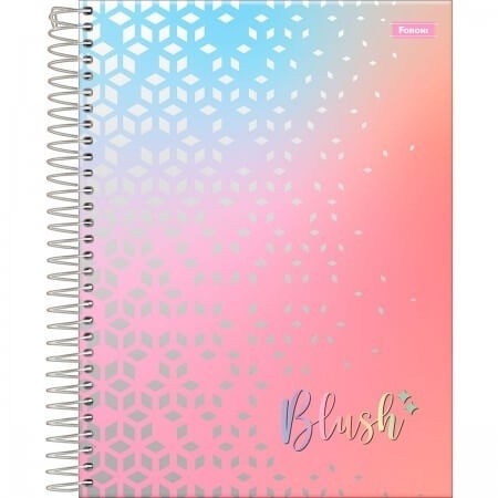 Caderno Colegial 10 Matérias Brush Foroni 1 UN