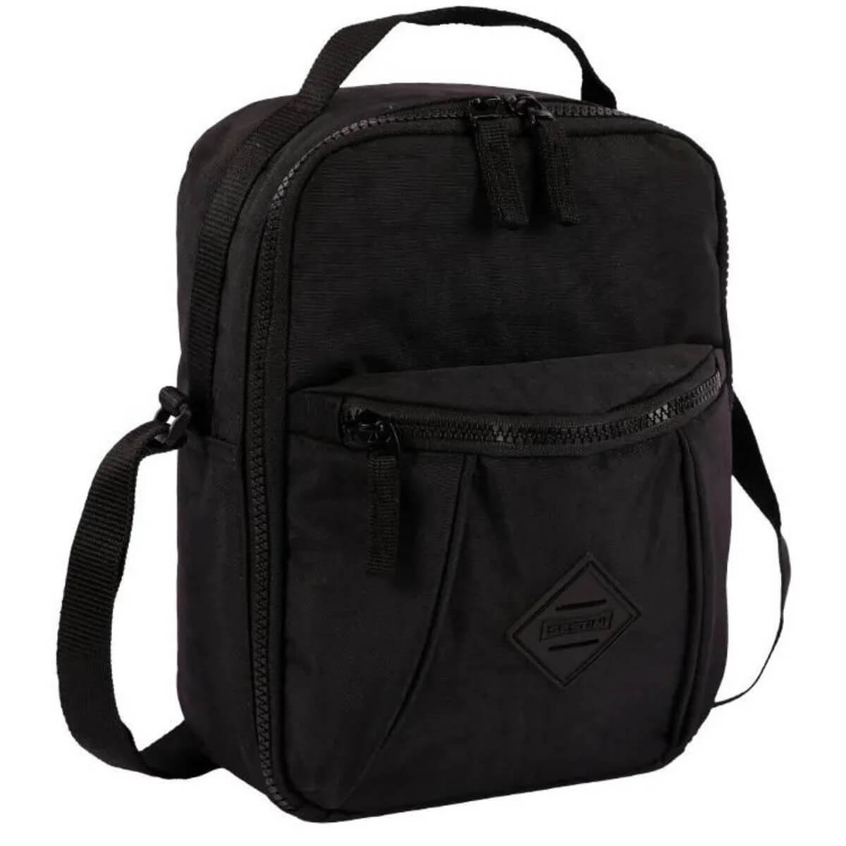 Lancheira Térmica Sestini Pocket Crinkle Preto