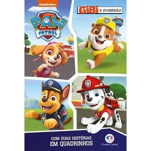 Livro Gibi Patrulha Canina - Os filhotes salvam a piscina