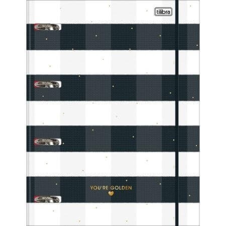 Caderno Argolado Universitário West Village Cartonado com Elástico 80 Fls 1 UN