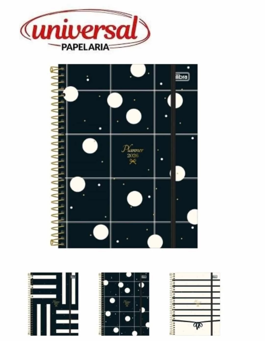 Planner Espiral 17,7 x 24 cm West Village 2026 Tilibra 1 UN