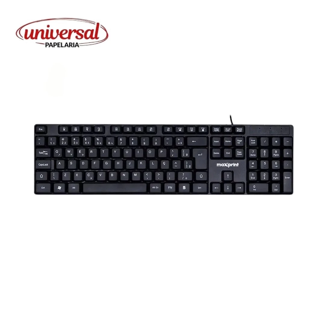 TECLADO USB PADRAO PRETO MAXPRINT 608145