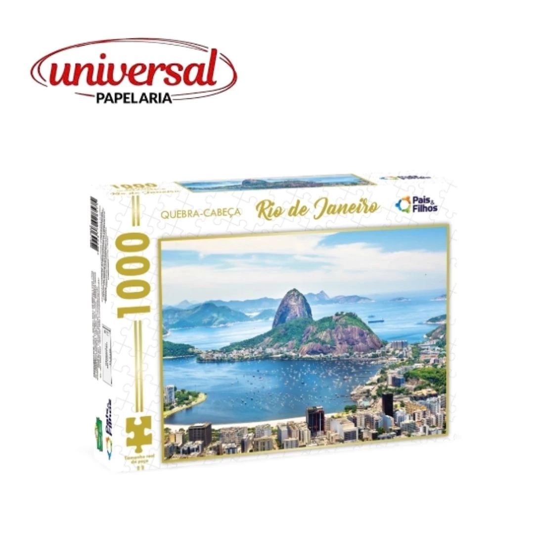 Quebra-Cabeça Rio De Janeiro 1000 Peças Pais e Filhos