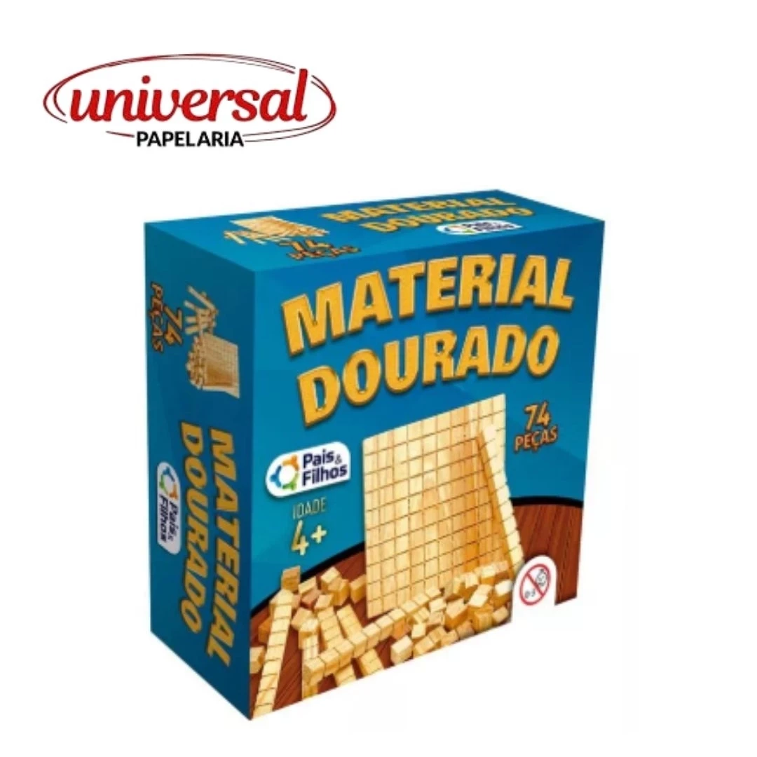Material Dourado 74 Peças