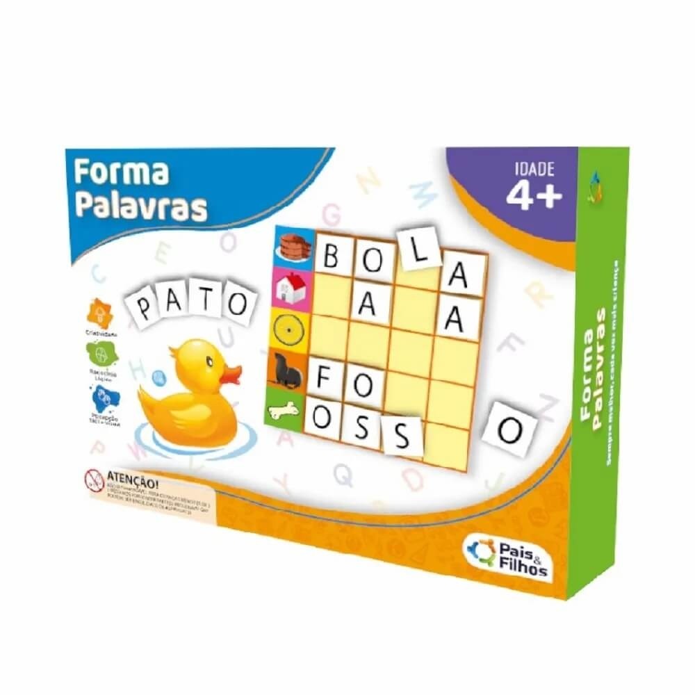 Jogo Educativo Forma Palavras Pais e Filhos