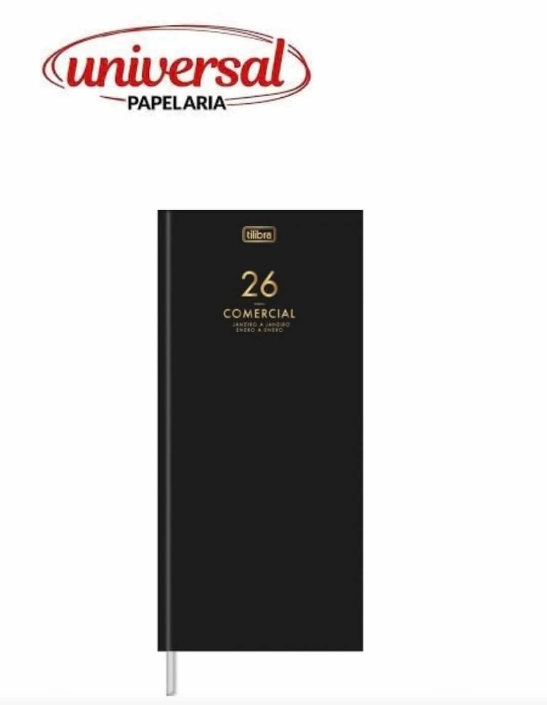 Agenda Comercial M8 Costurada 2026
