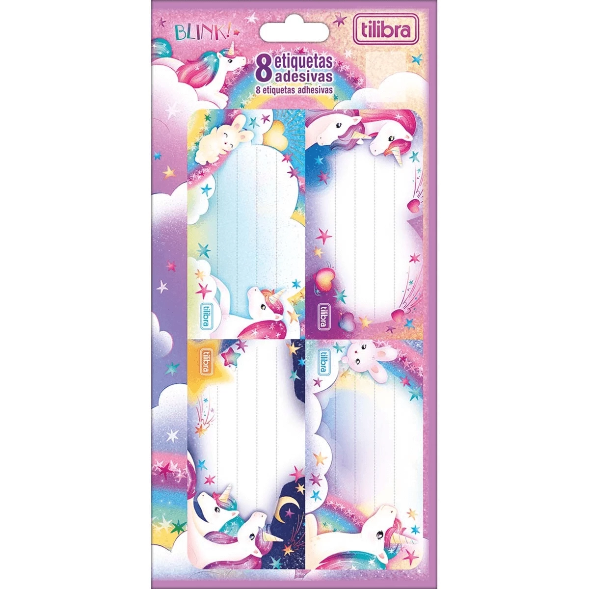 Etiqueta Adesiva Blink Unicórnio