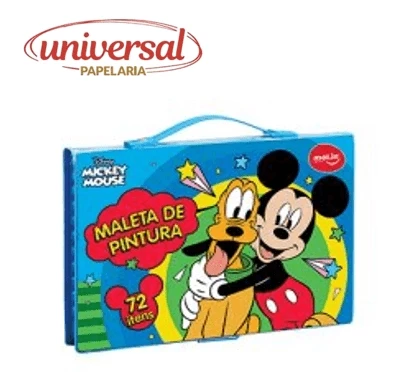 Maleta de Pintura Retangular Mickey Molin 1 UN