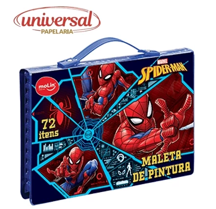 Maleta de Pintura Retangular Spider-Man Molin 1 UN