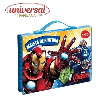 Maleta de Pintura Retangular Avengers Molin 1 UN