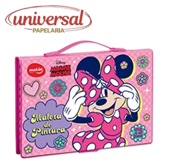 Maleta de Pintura Retangular Minnie Molin 1 UN