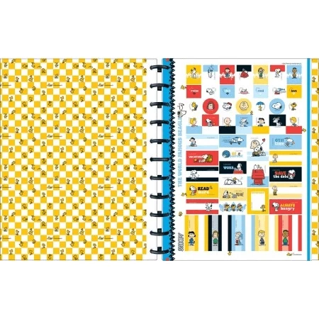 Caderno Inteligente Tilidisco 10 Matérias 160 Folhas Snoopy Tilibra 1 UN