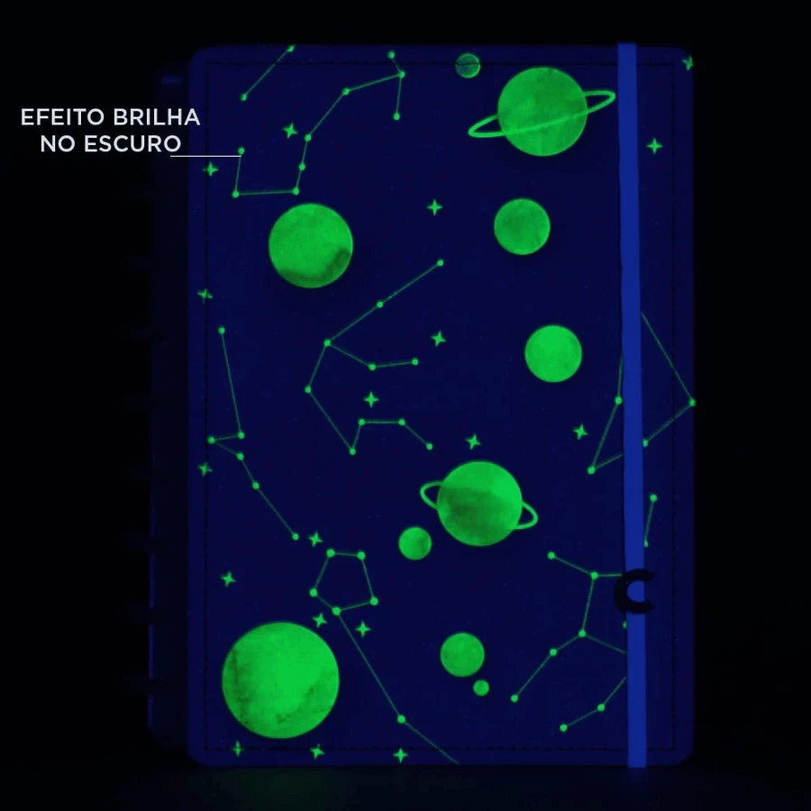 Caderno Inteligente 80 Folhas A5 Purple Galaxy BY Gocase