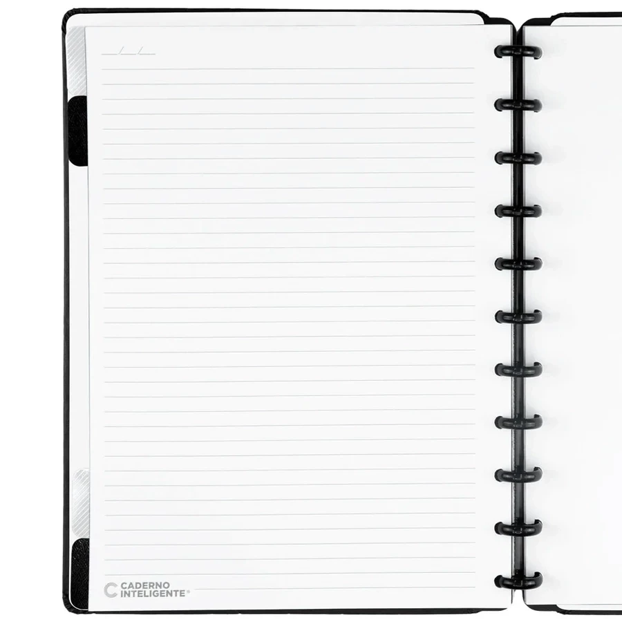 Caderno Inteligente Black 80 Folhas Grande