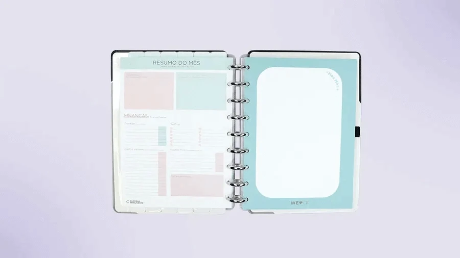 Planner Ci Grey Glam CIMD3122 CADERNO INTELIGENTE