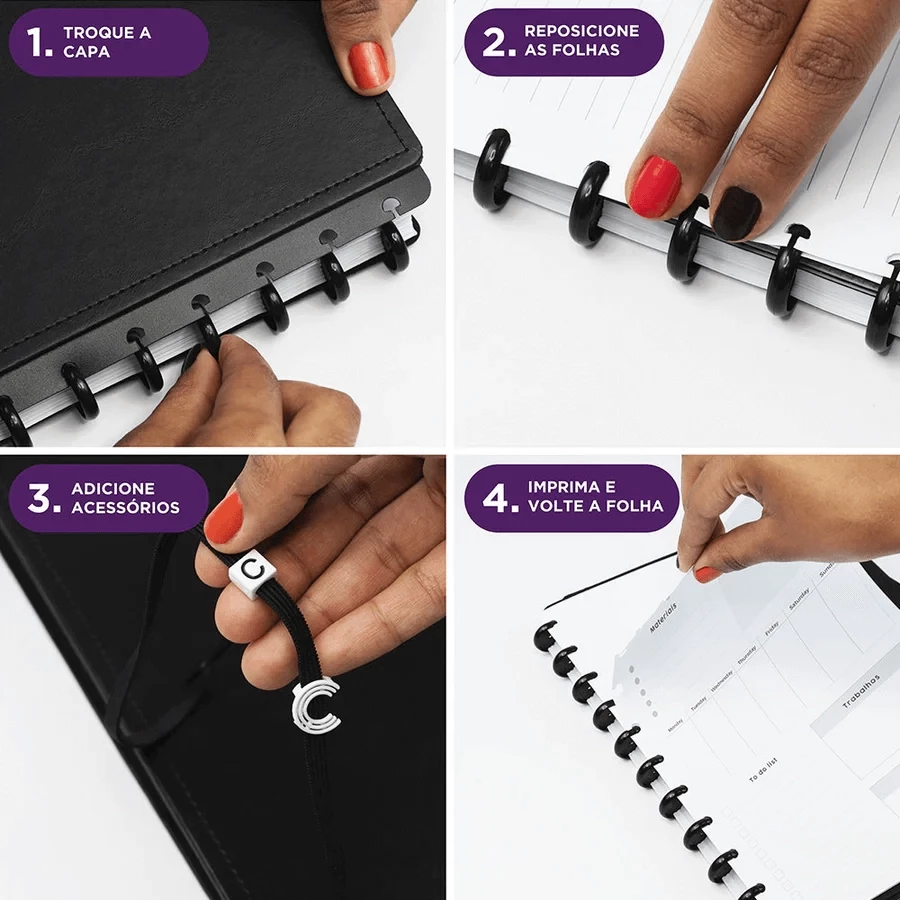 Caderno Inteligente A5 Mármore Onyx 1 UN