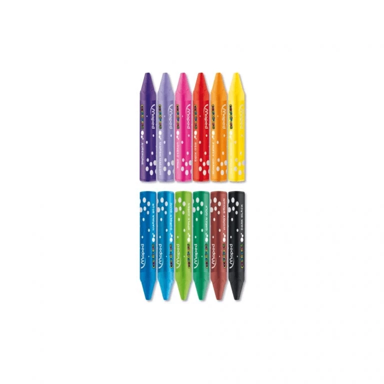 Giz Pastel Oleoso Color Peps Estojo 12 Cores - Maped