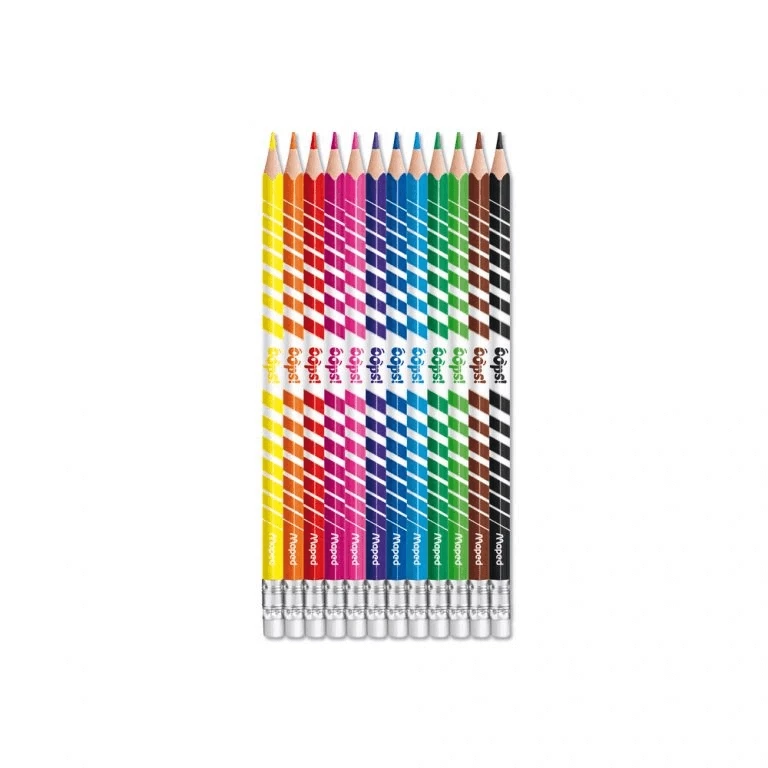 Lápis de Cor 12 Cores Color Peps Apagável Maped