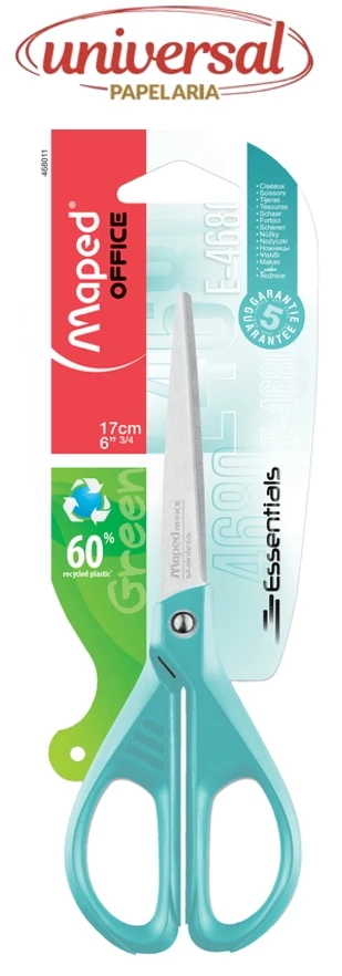 Tesoura Maped Office Geen Pastel 17cm