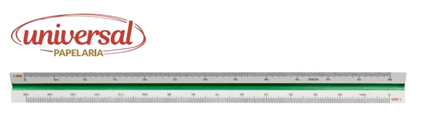 Escalímetro Triangular 30cm Nº 01 Cis