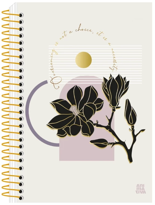 Caderno Pequeno cd 1/4 Mulher 80 Folhas - São Domingos