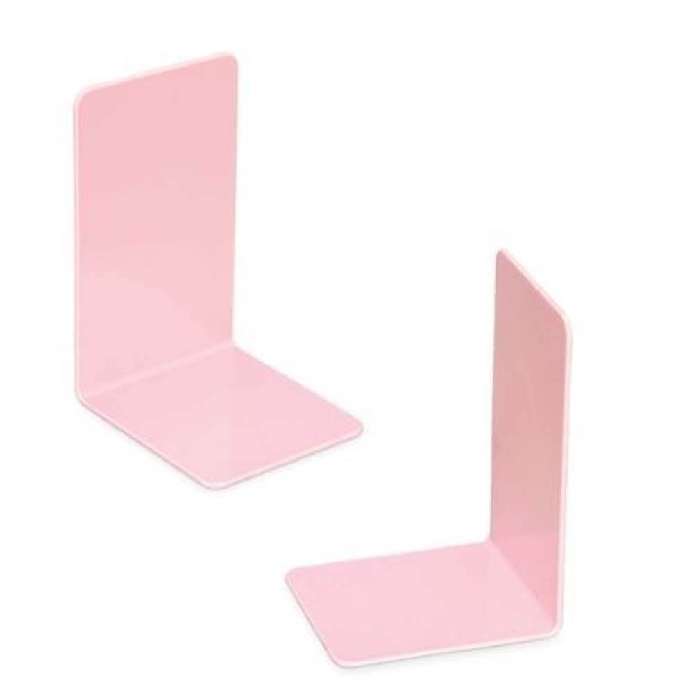Bibliocanto Organizador de Livros, 1 Par, Maxcril Rosa Pastel