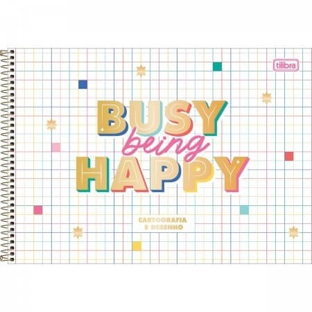 Caderno de Desenho Capa Dura Be Nice 1 UN