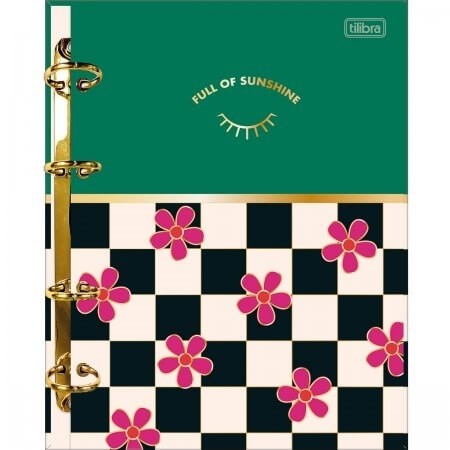 Fichário Cartonado Colegial Check Pop 160 Folhas 1 UN