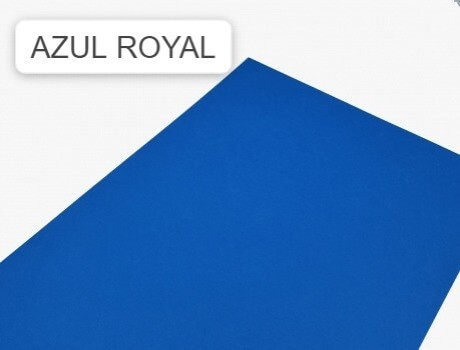 Papel Perolado A4 180g Colorido na Massa Metallik Azul Royal 1 Folha