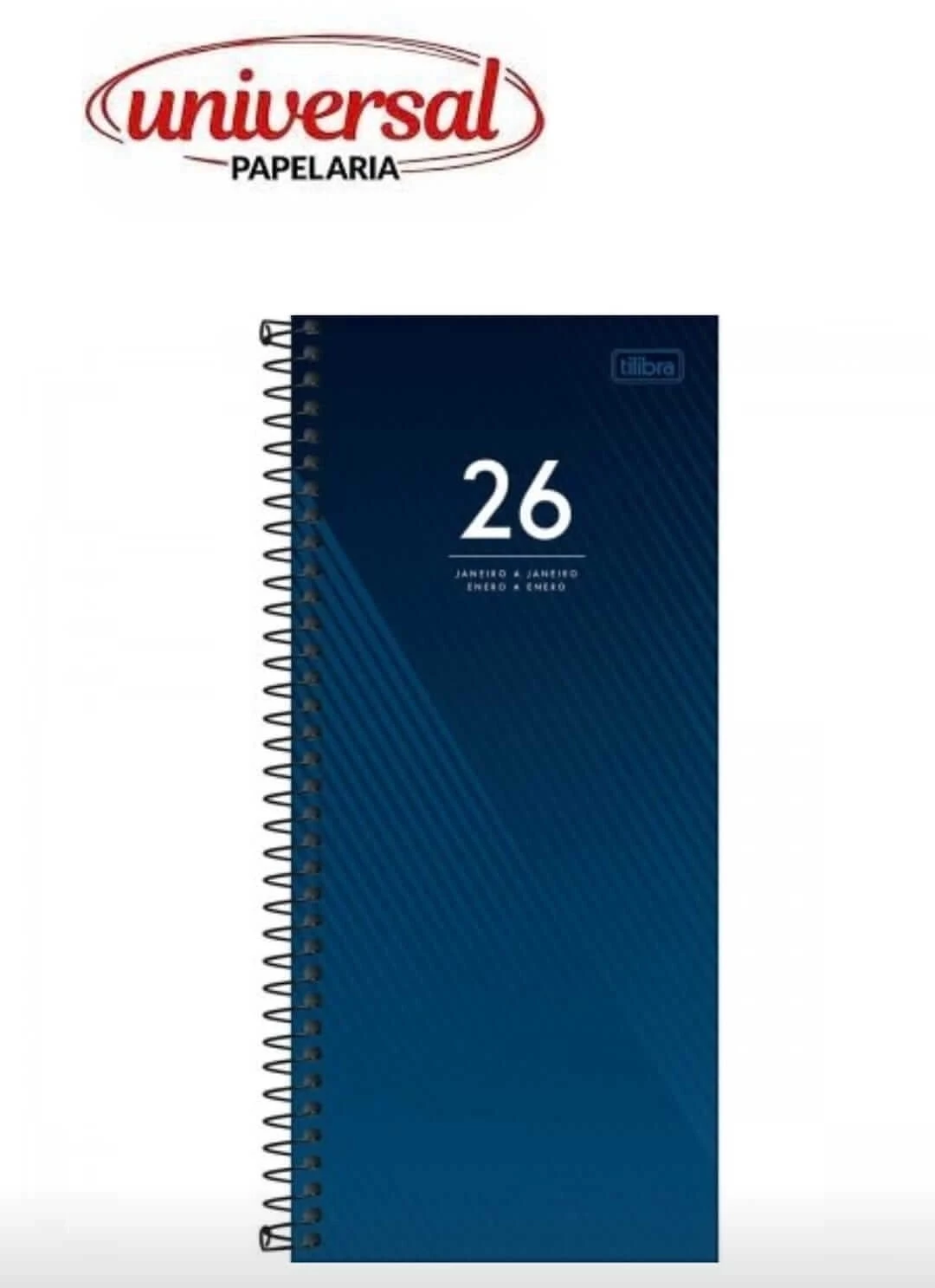 Agenda Executiva Espiral Diária Comercial Ideale 2026 Tilibra 1 UN