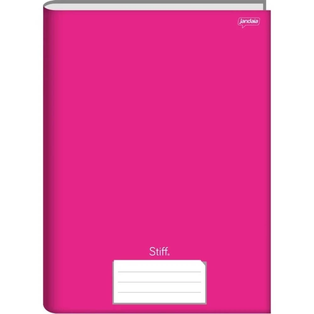 Caderno Brochura Capa Dura Pequeno 96 fls Rosa - Jandaia