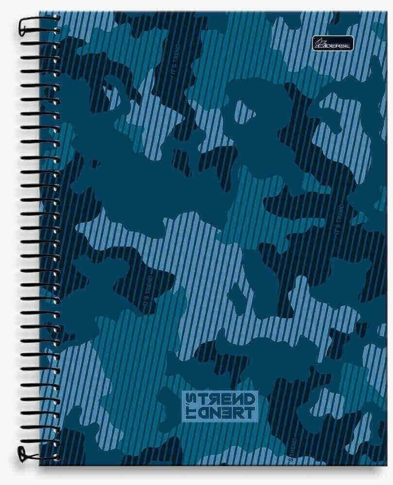 Caderno universitário 1 matéria capa dura It's Trend Cadersil