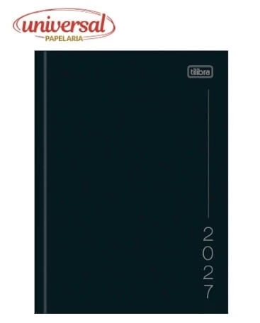 Agenda Costurada Pepper Preta 2027