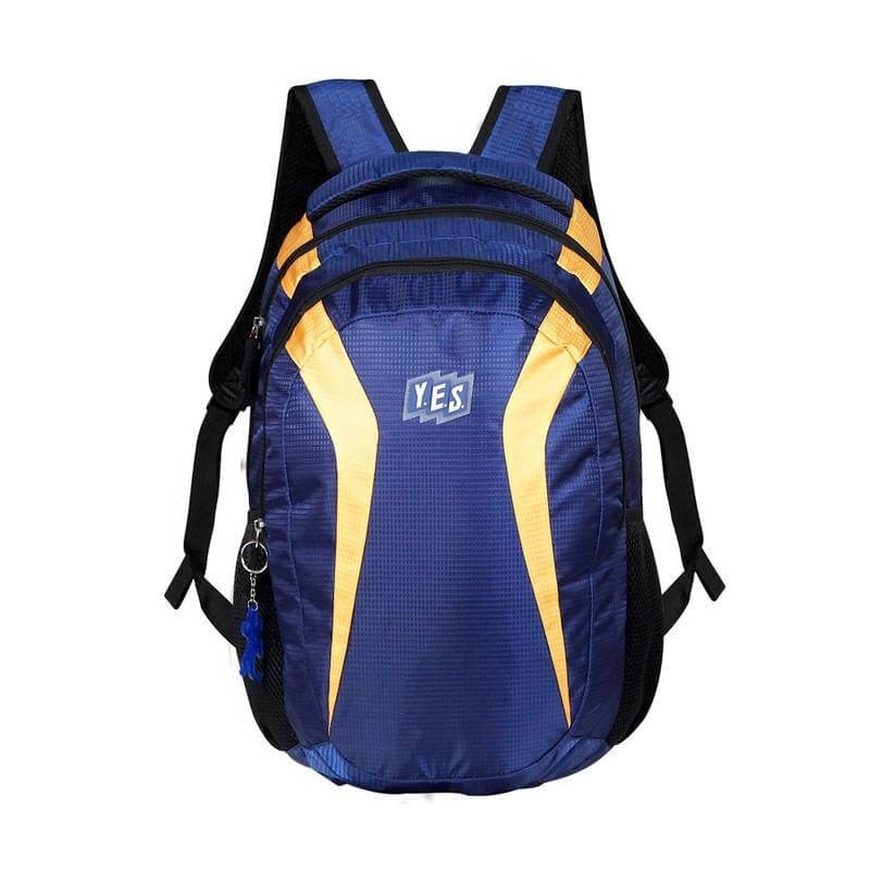 Mochila YES Com 2 Divisões Azul / Amarelo 1  UN