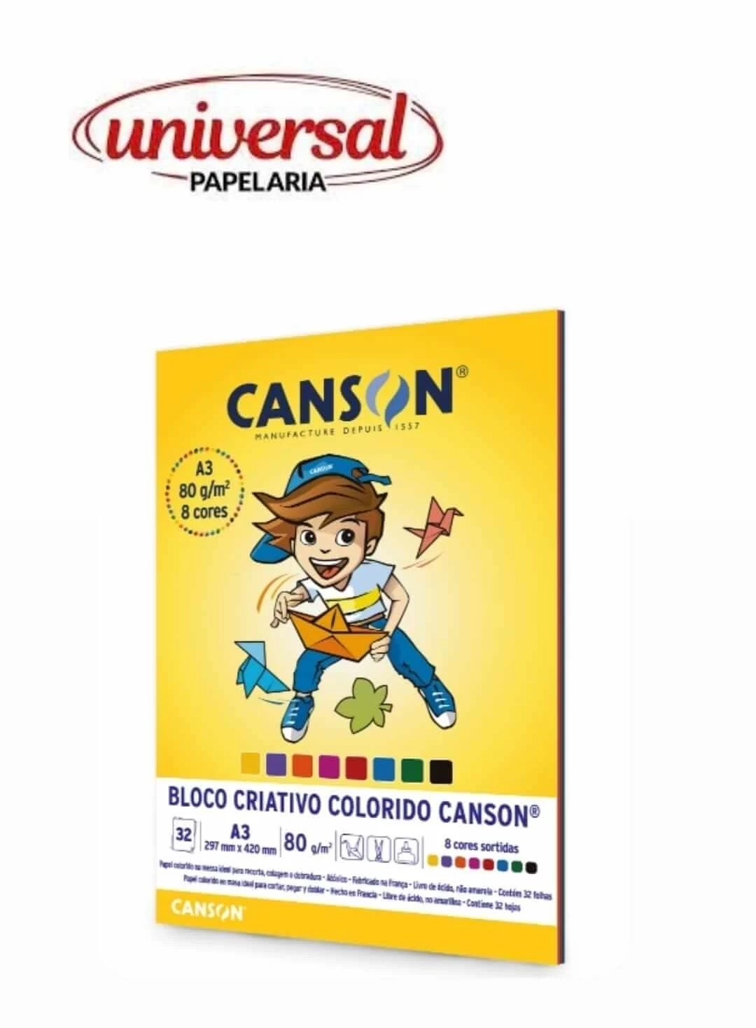 Bloco Criativo A3 80g/m - Canson
