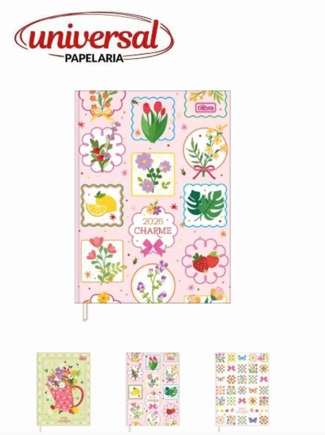 Agenda Costurada Charme 2026 M4 Tilibra 1 UN