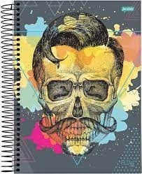 Caderno Universitário Flow Capa Dura 12 Matérias C/192 Folhas - Jandaia