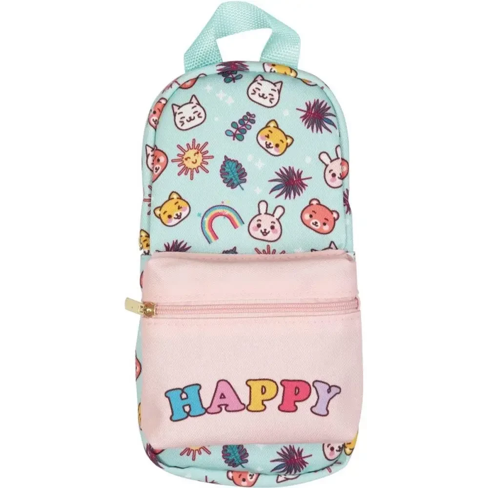 Estojo Duplo Mochilinha Happy
