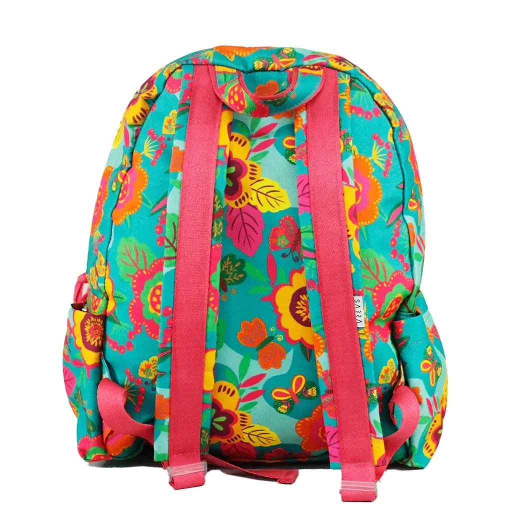 Mochila Estampada Jardim Encantado Sabra