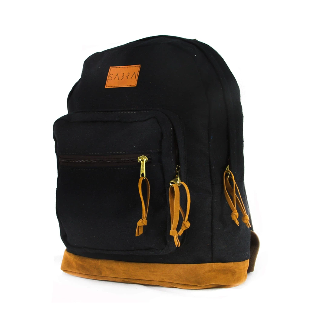 Mochila Urban Camurça Sabra Preta