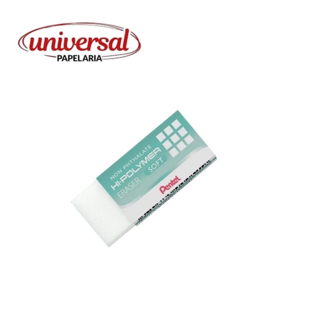 Borracha Plástica Branca Pentel Hi-Polymer Soft ZES-05E 1 UN