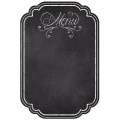 Placa Lousa em MDF - Menu - DHLO2-002 Litoarte