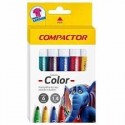 Caneta Hidrocor jumbo Compactor Color  06 Cores