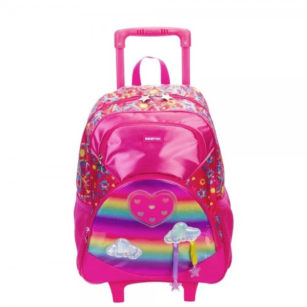Mochila de Rodinha Grande Sestini Y Pink 1 UN