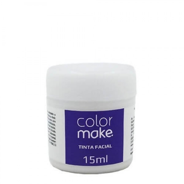 Tinta Facial Líquida Branca 15 ml ColorMake 1 UN