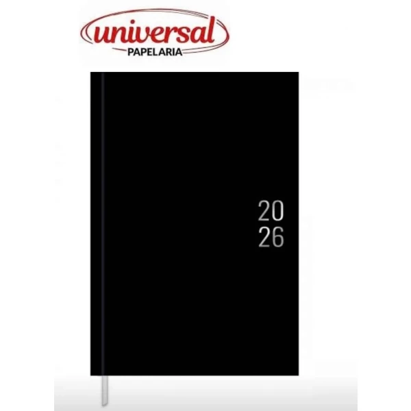 Agenda Executiva Costurada Diária 15,9 x 23,3 cm Napoli 2026 Tilibra