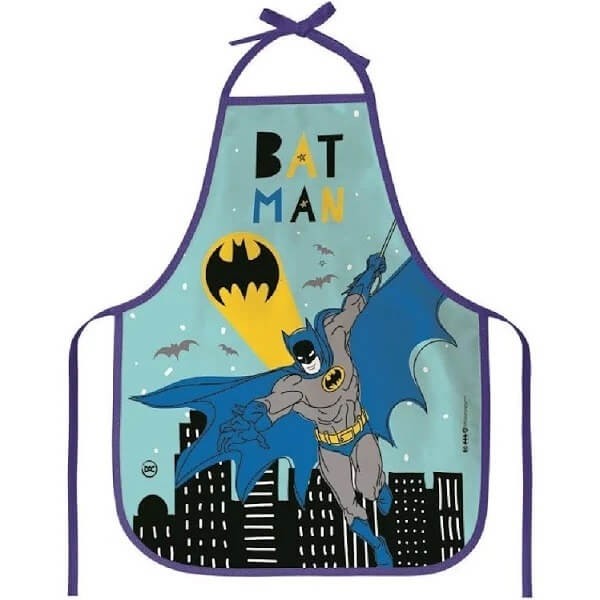 Avental Infantil Escolar Batman Dac