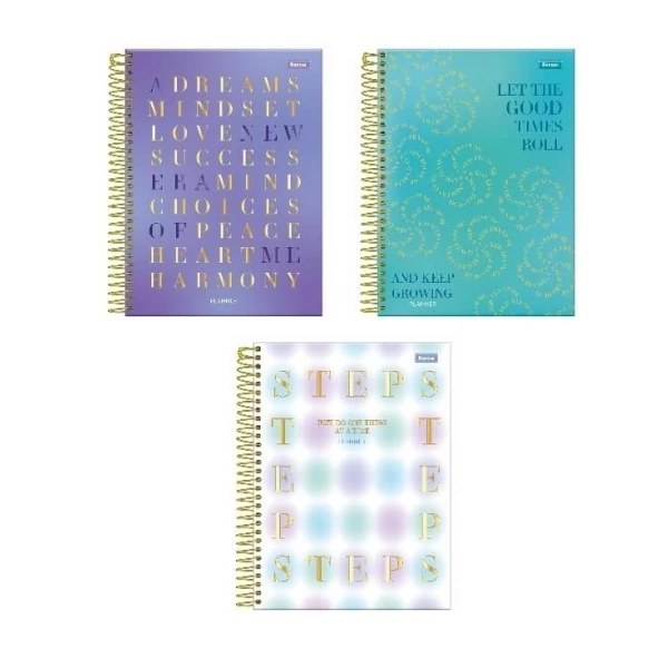 Planner Espiral Blush Permanente  Foroni